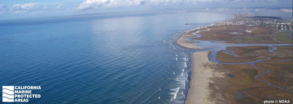 aerial view of river estuary and its passage to the sea